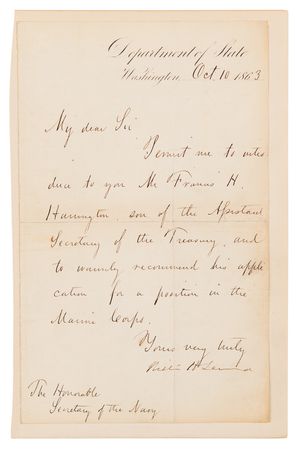 Lot #18 Abraham Lincoln Autograph Endorsement Signed as President - PSA GEM MT 10 - Image 2