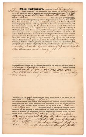 Lot #293 Peter Force Document Signed - Image 2