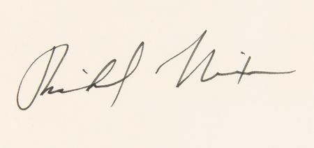 Lot #126 Richard Nixon Signed Book - Real Peace - Image 2