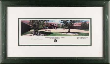 Lot #136 Ronald Reagan Signed Ltd. Ed. Panoramic Photograph - Image 3