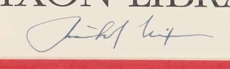Lot #125 Richard Nixon Signed Print - Image 2