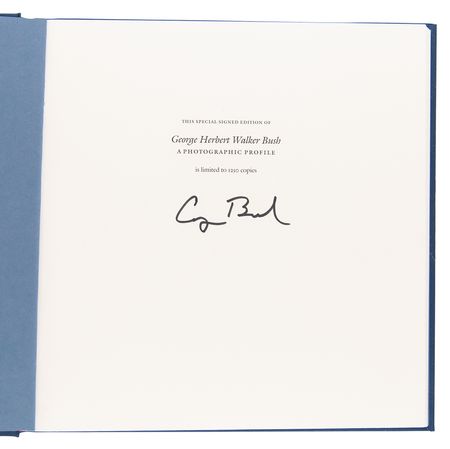 Lot #64 George Bush Signed Book - A Photographic Profile - Image 4