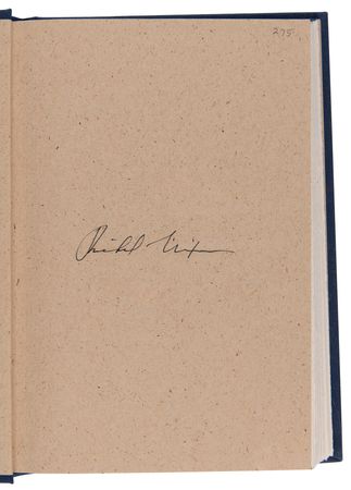 Lot #129 Richard Nixon Signed Book - No More Vietnams - Image 3