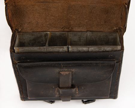Lot #473 Civil War US 1st 1864 Pattern .58 Caliber Cartridge Box Cartridge Box - Image 4
