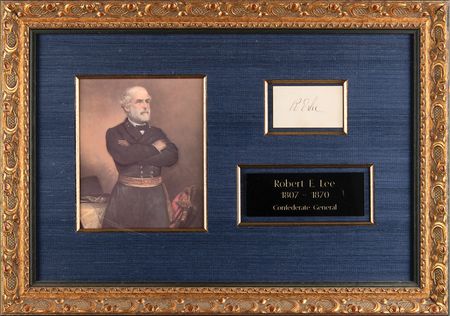 Lot #418 Robert E. Lee Signature - Image 1