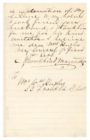 Lot #533 John B. Magruder Autograph Letter Signed - Image 2