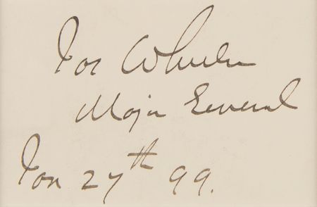 Lot #586 Joseph Wheeler Signature - Image 2