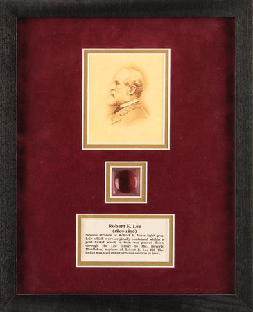 Lot #527 Robert E. Lee Hair Strand - Image 1