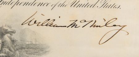 Lot #119 William McKinley Document Signed as President - Image 2