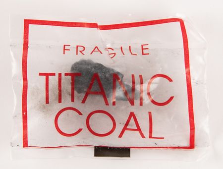 Lot #363 Titanic: Coal Piece Recovered from Wreck Site - Image 1