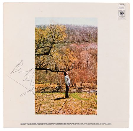 Lot #749 Bob Dylan Signed Album - Self Portrait - Image 1