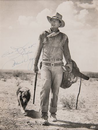 Lot #933 John Wayne Signed Photograph - Image 1