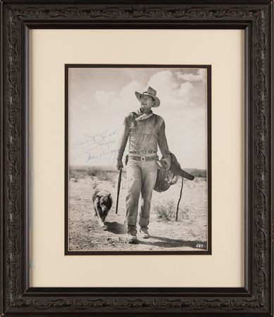 Lot #933 John Wayne Signed Photograph - Image 2