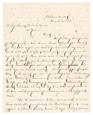 Lot #503 Winfield Scott Hancock (2) Autograph Letters Signed - 