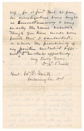 Lot #458 Don Carlos Buell Autograph Letter Signed - Image 2