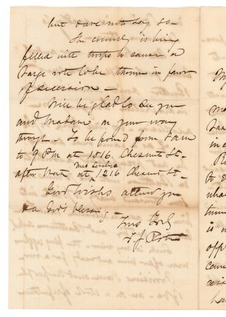 Lot #551 Fitz John Porter Civil War-Dated Autograph Letter Signed: 