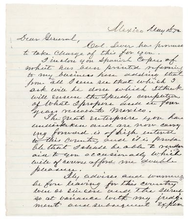 Lot #559 William S. Rosecrans Autograph Letter Signed - Image 2