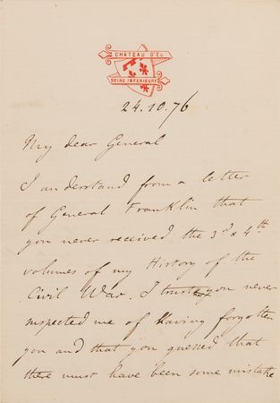 Lot #483 Louis Philippe d'Orleans (5) Autograph Letters Signed: 