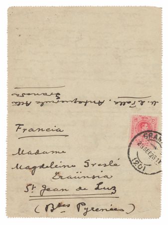 Lot #765 Manuel de Falla Autograph Letter Signed - Image 2