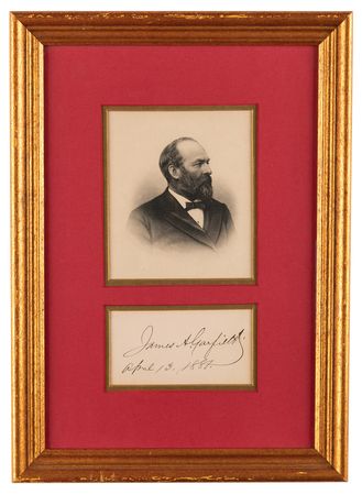 Lot #41 James A. Garfield Signature as President - Image 1