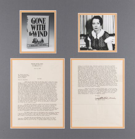 Lot #698 Margaret Mitchell Typed Letter Signed on the Confederacy, Reconstruction, Gone With the Wind, and WWII Shortages - Image 1