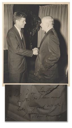 Lot #50 John F. Kennedy Signed Photograph - Image 1