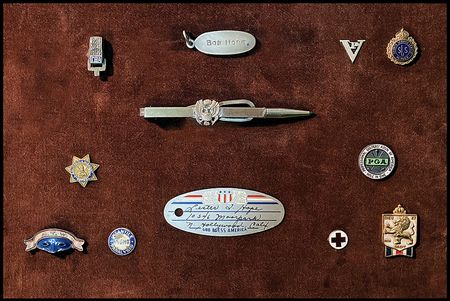 Lot #1001 Bob Hope Collection of (13) Pins (Ca. WWII and Earlier) - Image 1
