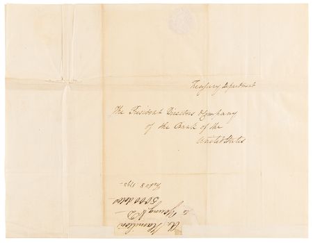 Lot #175 Alexander Hamilton Autograph Letter Signed as Treasury Secretary, Advancing Payment for a Government Clothing Contract - Image 2