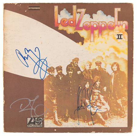 Lot #752 Led Zeppelin Signed Album - Led Zeppelin II - Image 1