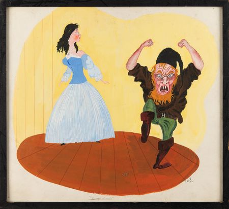 Lot #694 John Le Carre Original Painting of 'Rumpelstiltskin' - Image 2