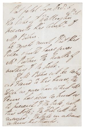Lot #583 Duke of Wellington Autograph Letter Signed - Image 1