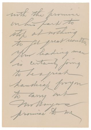 Lot #1087 Flo Ziegfeld Autograph Letter Signed - Image 2