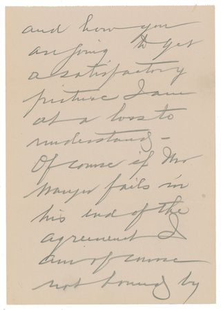 Lot #1087 Flo Ziegfeld Autograph Letter Signed - Image 3