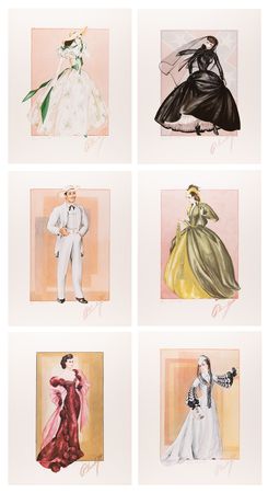 Lot #989 Gone With the Wind: Walter Plunkett Signed Limited Edition Portfolio - Image 1