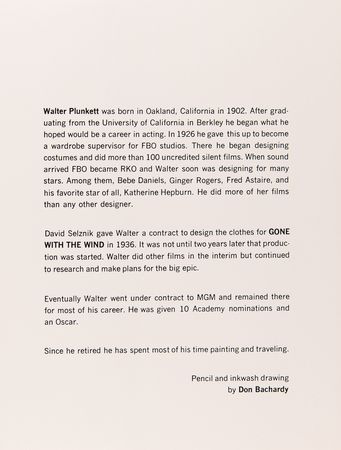 Lot #989 Gone With the Wind: Walter Plunkett Signed Limited Edition Portfolio - Image 10