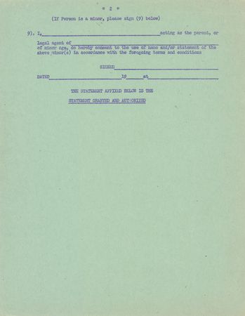 Lot #936 Abbott and Costello Document Signed - Image 2