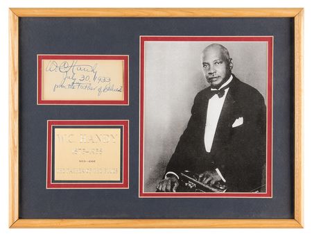 Lot #814 W. C. Handy Signature - Image 1