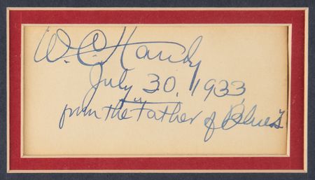 Lot #814 W. C. Handy Signature - Image 2