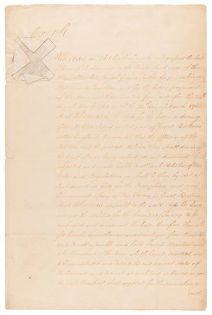 Lot #321 King George III Document Signed - Image 1