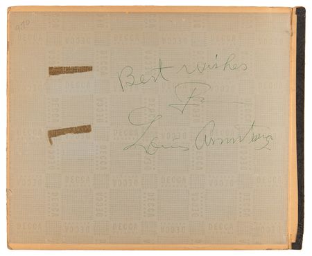 Lot #783 Louis Armstrong Signature - Image 1