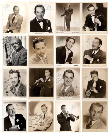 Lot #786 Big Band (19) Signed Photographs - Image 1