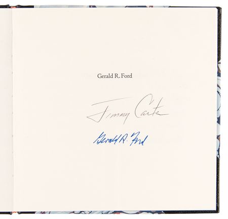 Lot #71 Jimmy Carter and Gerald Ford Signed Book - The Thirty-Eighth President (Ltd. Ed.) - Image 4