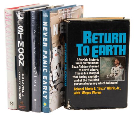 Lot #628 Apollo Astronauts (5) Signed Books - Image 1