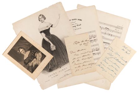 Lot #771 Jenny Lind (2) Autograph Letters Signed - Image 1
