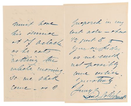 Lot #771 Jenny Lind (2) Autograph Letters Signed - Image 5