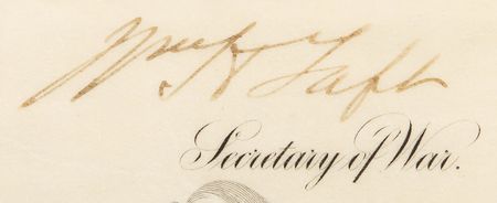 Lot #44 Theodore Roosevelt and William H. Taft Document Signed as President and Secretary of War - Image 3