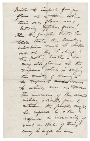 Lot #279 Richard Cobden Autograph Letter Signed - Image 4