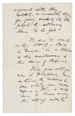 Lot #279 Richard Cobden Autograph Letter Signed - Image 5