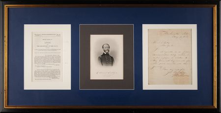 Lot #484 John A. Dahlgren Autograph Letter Signed (1863) - Sent to Mechanical Engineer Alexander Lyman Holley - Image 1