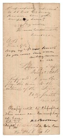 Lot #496 John B. Gordon Civil War-Dated Endorsement Signed - Image 2